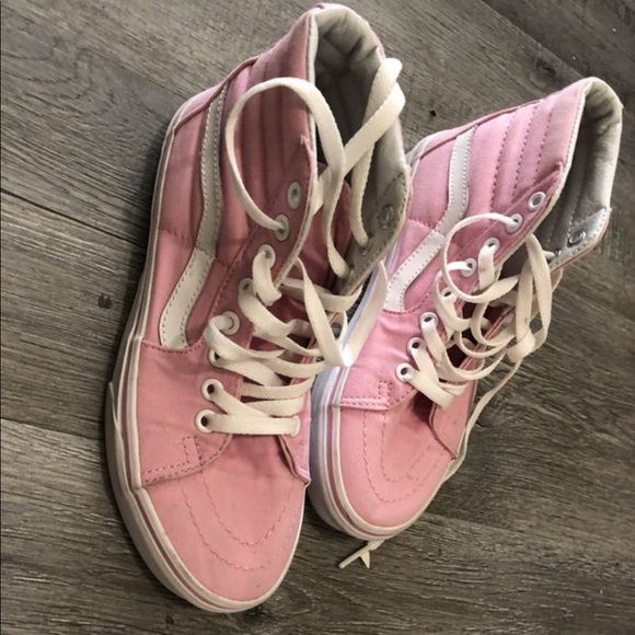 Vans Shoes - Vans Pink High Top